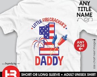 4th of July Birthday Shirt or Bodysuit for Family • ANY AGE • Patriotic Birthday Tee • Memorial Day Birthday Shirt • Patriotic T-Shirt