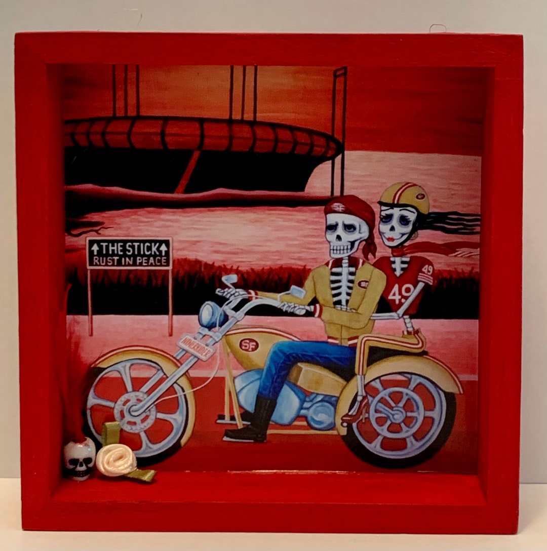 Niner Rider Print in a 5x5 Shadow Box - Etsy