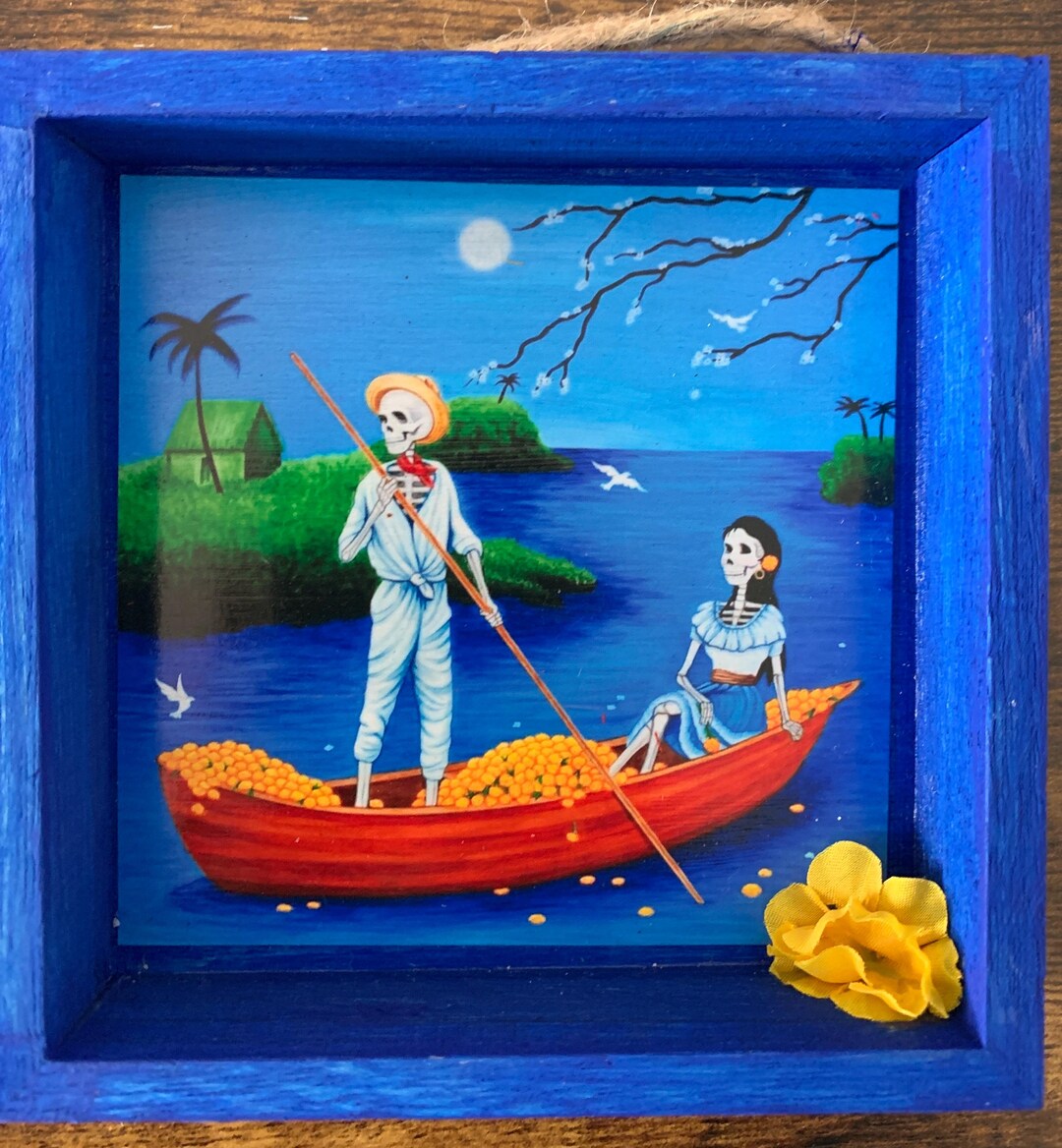 La Barca Print in a 5x5 Shadow Box - Etsy