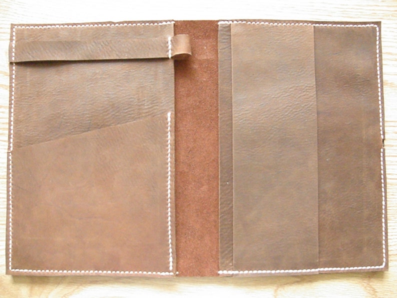 Leather Ipad Mini/moleskine Notebook Cover Etsy