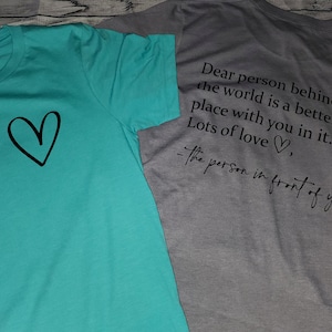 inspirational t shirts etsy