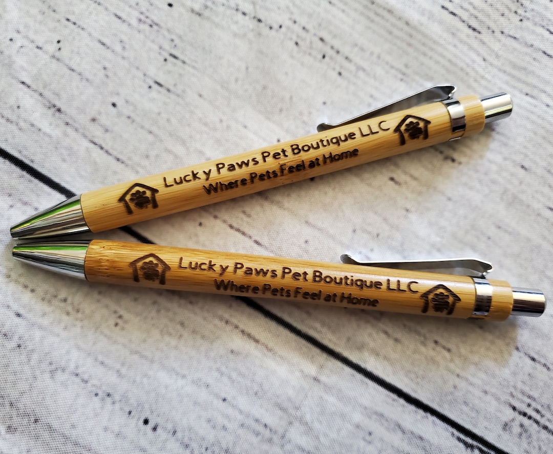Engraved Bamboo Pens | Custom Engraved Pens | Business Products ...