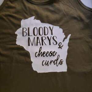 Bloody Marys and Cheese Curds hoodies, Wisconsin themed hooded sweatshirt