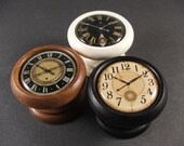 Handmade Clock Face Decorative Door Knobs, Pulls, Handles for Cabinets and Furniture Price is for 1 Knob (Quantity Discounts Available )