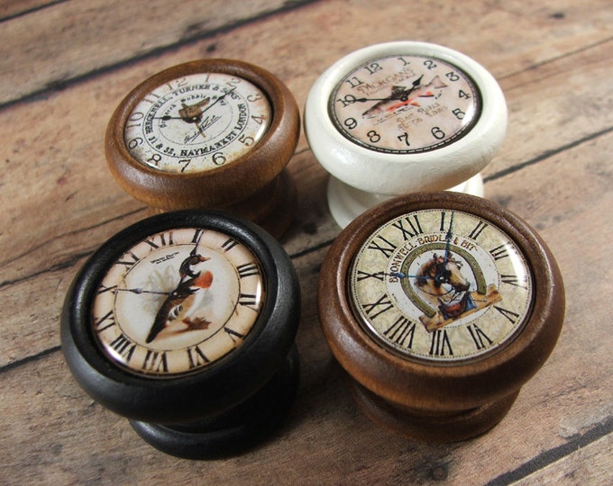 Outdoors Clock Face Decorative Duck, Saddle, Horse, Fish Knobs...Price is for 1 Knob (Quantity Discounts Available!)