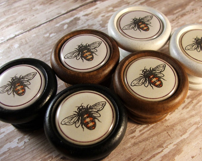 Queen Bee Decorative Knobs, Pulls, Handles...Price is for 1 Knob (Quantity Discounts Available!)