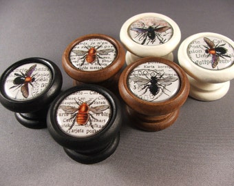 Queen Bee Decorative Knobs, Pulls, Handles...Price is for 1 Knob (Quantity Discounts Available!)