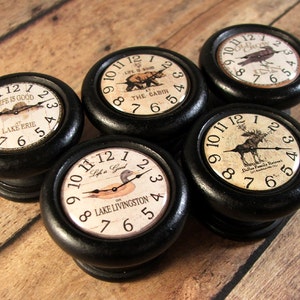 Im Freien Uhr Gesicht Dekorative Schrank Knöpfe, Griffe ... Preis ist für 1 Knopf (Mengenrabatte verfügbar!)