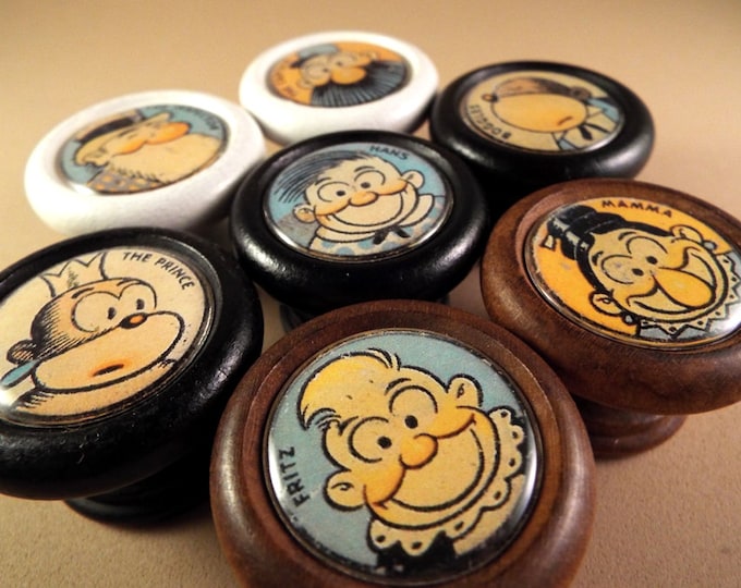 Vintage Cartoon Character Decorative Cabinet Knobs Pulls...Price is for one knob (discount quantities available)