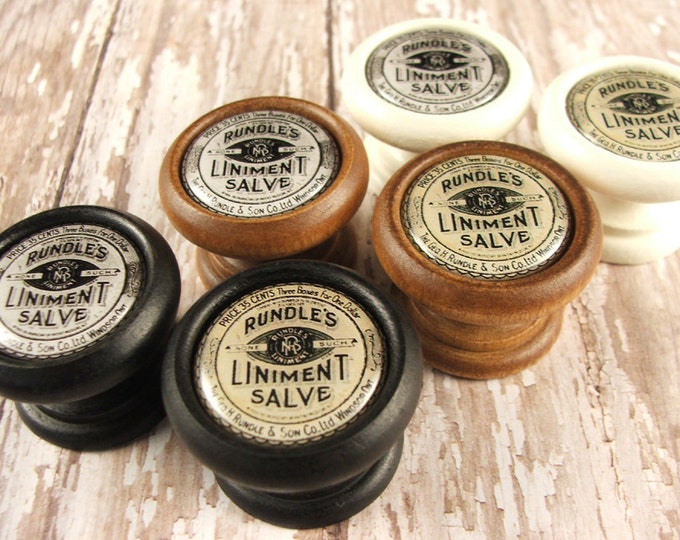 Vintage "Rundles" Wood Knob, Pull, Handle for Cabinet, Furniture Door...Price is for 1 Knob (Quantity Discounts Available!)