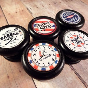 Vintage Barber Shop Decorative Cabinet Knobs...Price is for 1 Knob (Quantity Discounts Available!)