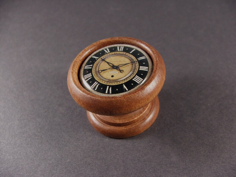Handmade Clock Face Cabinet Knob, Decorative Furniture Hardware - Etsy