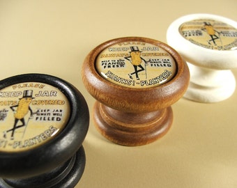 Decorative "Planters" Wood Cabinet Knob, Pull, Handle for Furniture Drawers and Doors...Price is for 1 Knob (Quantity Discounts Available!)