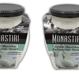 2 Monastiri Greek Mastiha &quot;Submarine&quot; Preserve