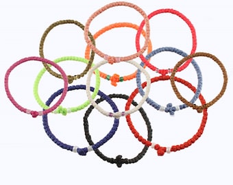 Thin Komboskini -  Greek Prayer Rope Bracelet  Color Options (4mm)
