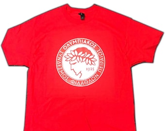 OSFP Olympiakos Logo 100% Cotton Tshirt