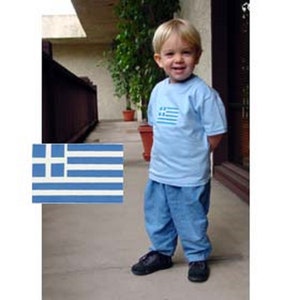 GREEK Flag Toddler&#39;s Tshirt