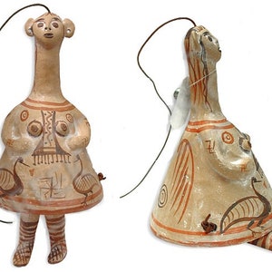 Boeotian Terracota Doll 8th century BC Replica, Archaelogical Museum of Athens