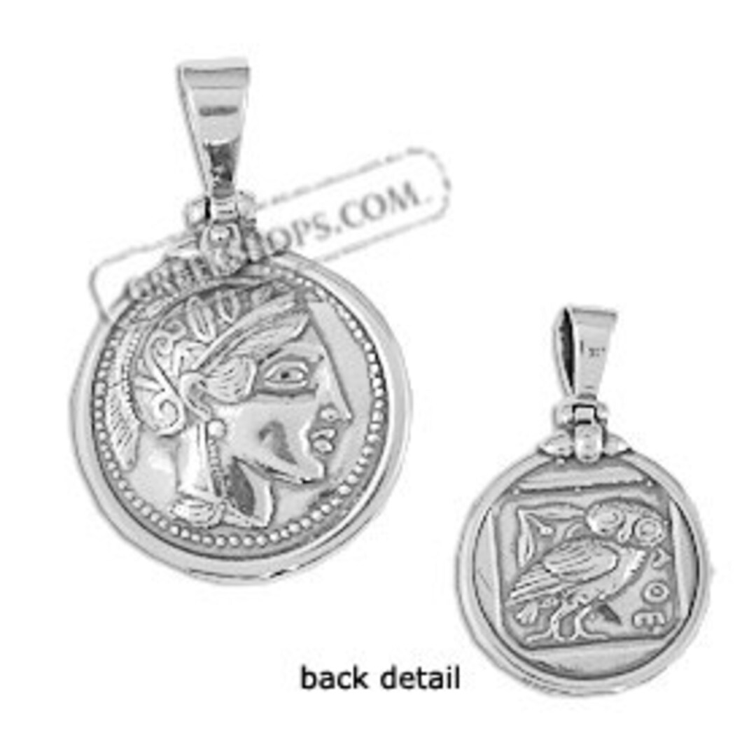 Pendentif Réplique De Monnaie Ancienne - Bijou Vintage, Occasion - Sans Marque