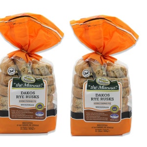 2 Manna Rye Rusks from Crete, 600 gr.