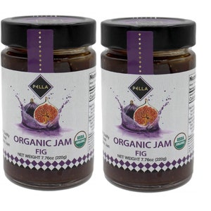 2 Pella Greek Certified Organic Jam, Fig, 220gr