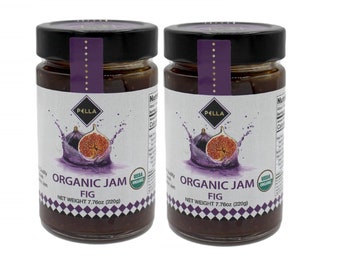 2 Pella Greek Certified Organic Jam, Fig, 220gr