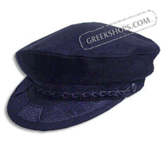 Greek Fisherman's Hat - Wool - Navy