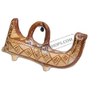 Clay Trireme shaped Oil Lamp replica, Bronze Age, National Museum of Cyprus