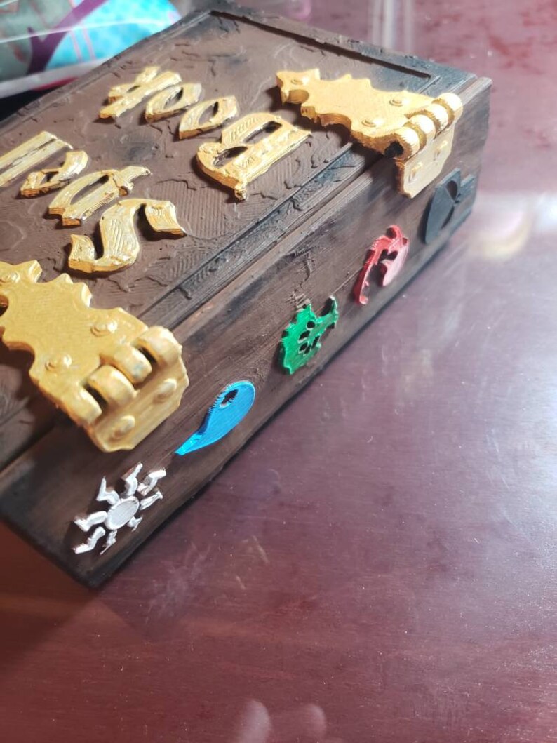 MTG Spell Book Deck Box 3D Print Kit Magic the Gathering Etsy