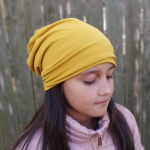 NUOVI COLORI! Berretto slouchy intrecciato leggero, Altri COLORI, Jersey di bambù elasticizzato/cotone organico, Cappello invernale, Berretto chemio, Berretto autunnale