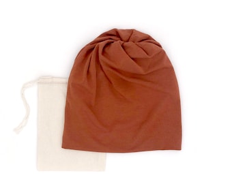 Berretto morbido in bambù intrecciato, leggero, disponibile in più colori, in jersey elasticizzato di bambù e cotone biologico, cappello invernale, berretto per chemioterapia, cappello morbido, cappello per adulti