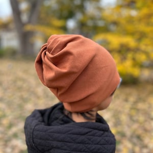 Rust Bamboo Slouchy Hat Rust Bamboo Slouchy Hat