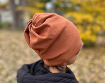 NUOVO ARTICOLO! Berretto invernale intrecciato, più COLORI, pile elasticizzato in bambù/cotone biologico, cappello invernale, berretto chemioterapico, berretto autunnale, berretto a calza
