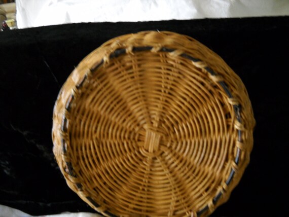 Round Wire Storage Basket, Bronze