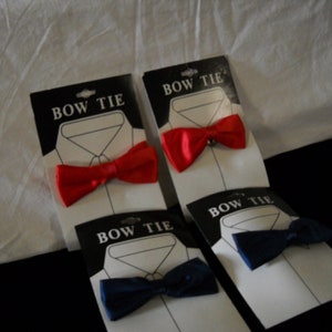 Child Size Vintage Satin Clip Bow Ties4 image 1