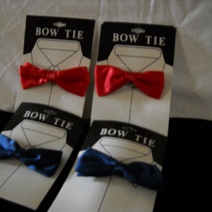 Child Size Vintage Satin Clip Bow Ties4 image 3