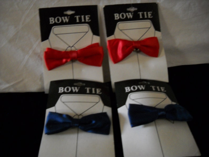 Child Size Vintage Satin Clip Bow Ties4 image 2