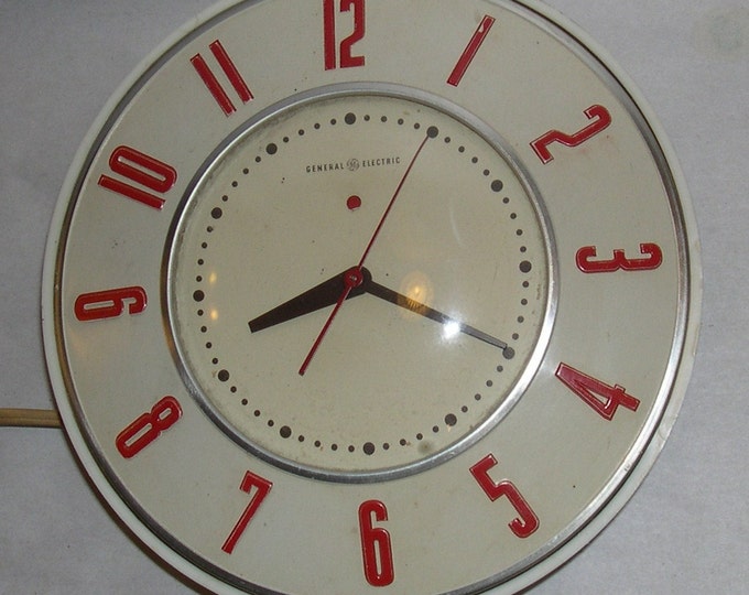 General Electric telechron 2H26 Kitchen Wall Clock Etsy