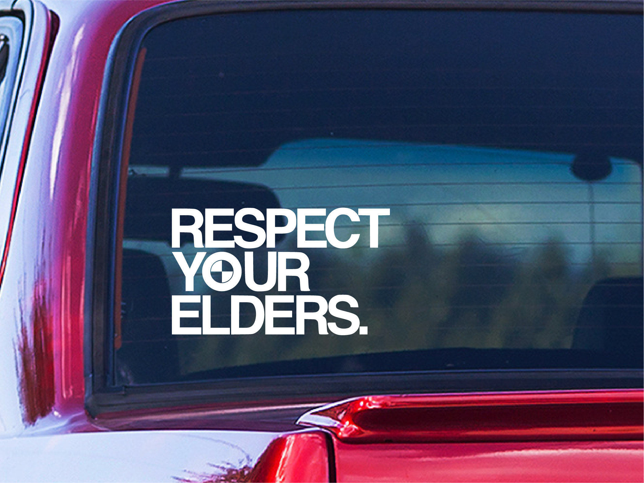 Respect your elders bmw sticker deals