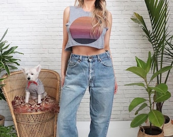 80s Levi's 550 Jeans | 33 Size | Vintage High Waist Faded Relaxed Denim | USA Made