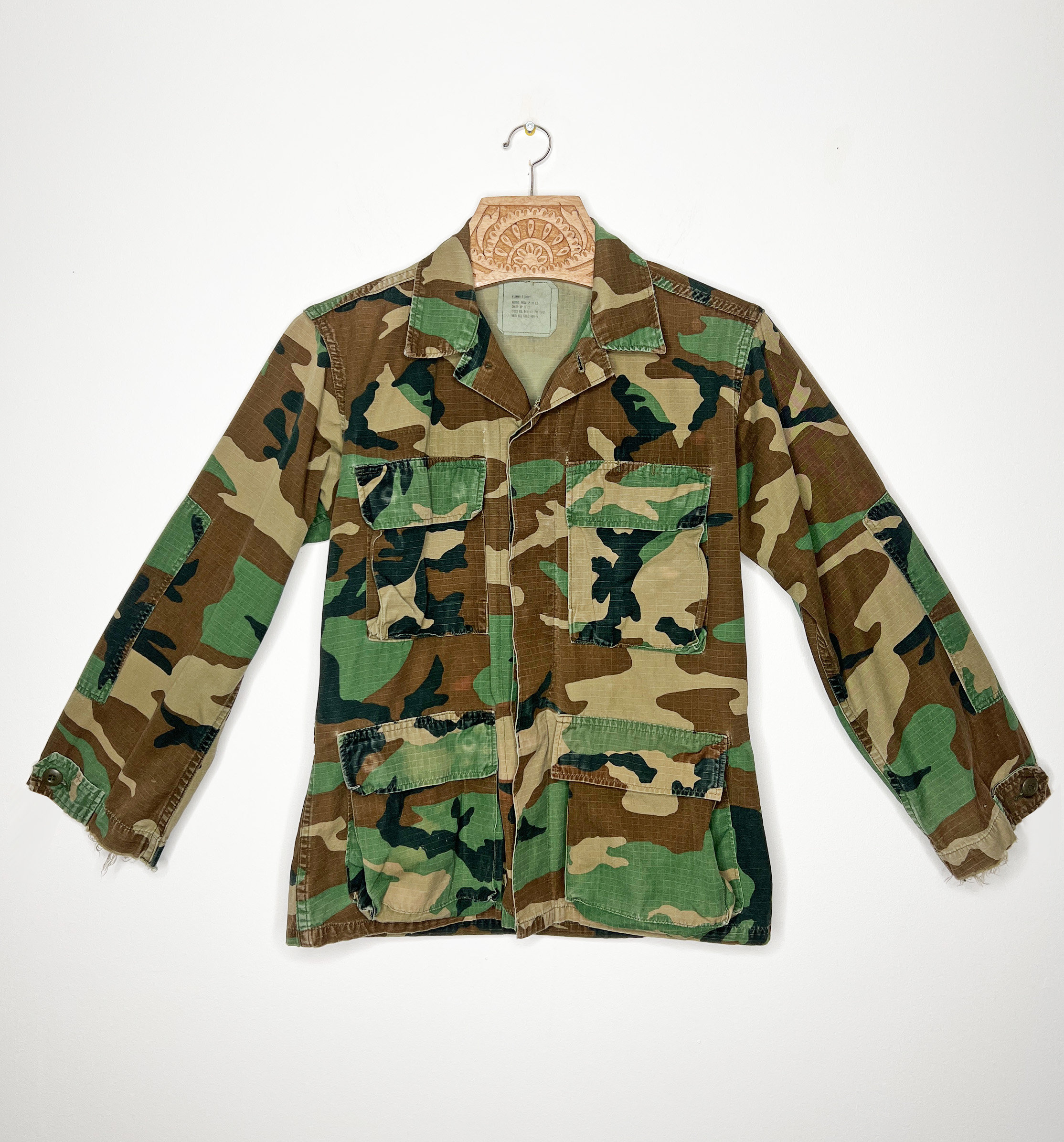 ジャケット・アウター FIFTH Modified XS-Short Camo Jacket Vintage Camo Jacket | XS to Small Petite | 70's 80's