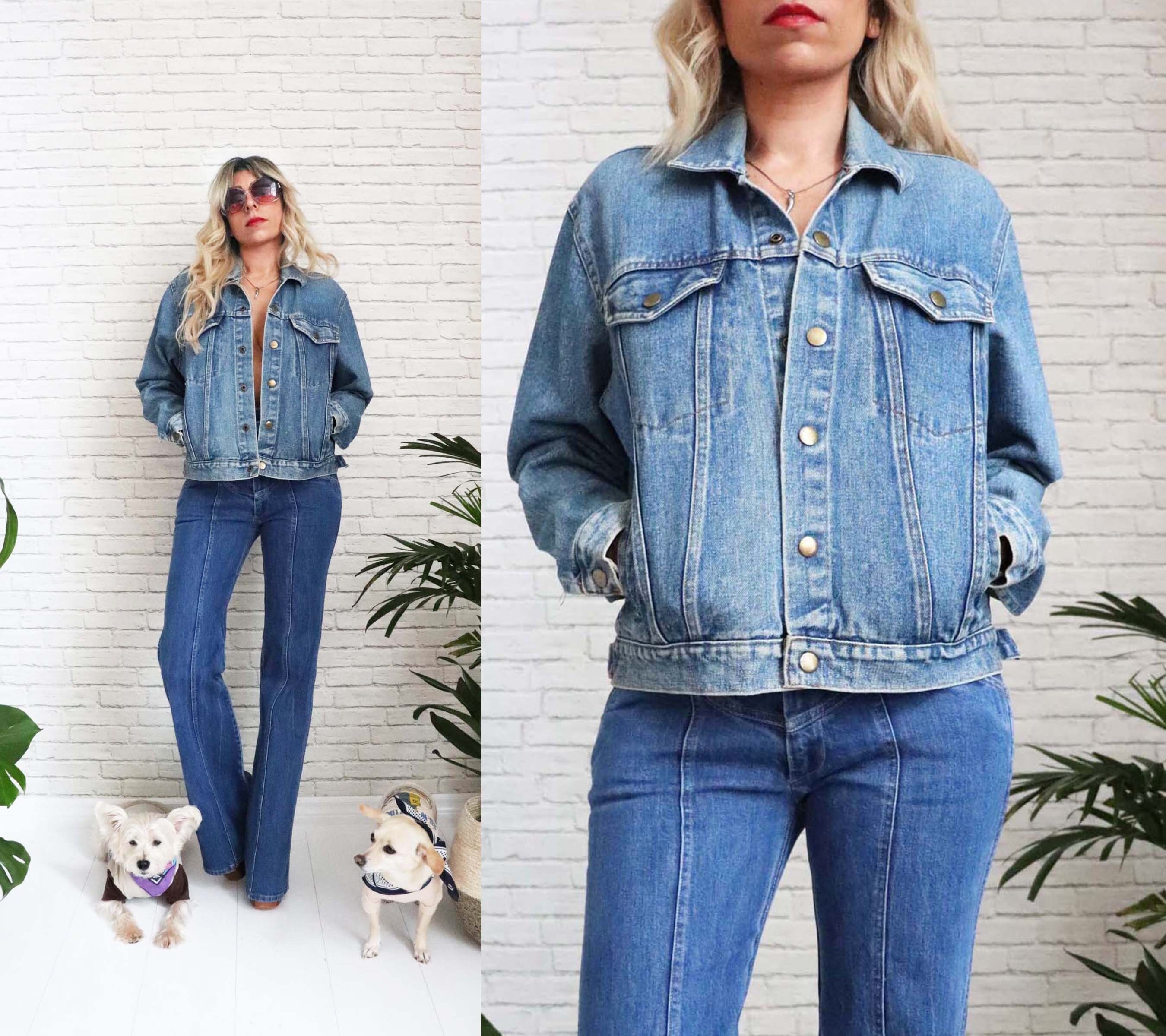 【AAKE】DOUBLE SNAP DENIM Y2K Akademiks Denim Jacket XLarge | Double Double Vintage