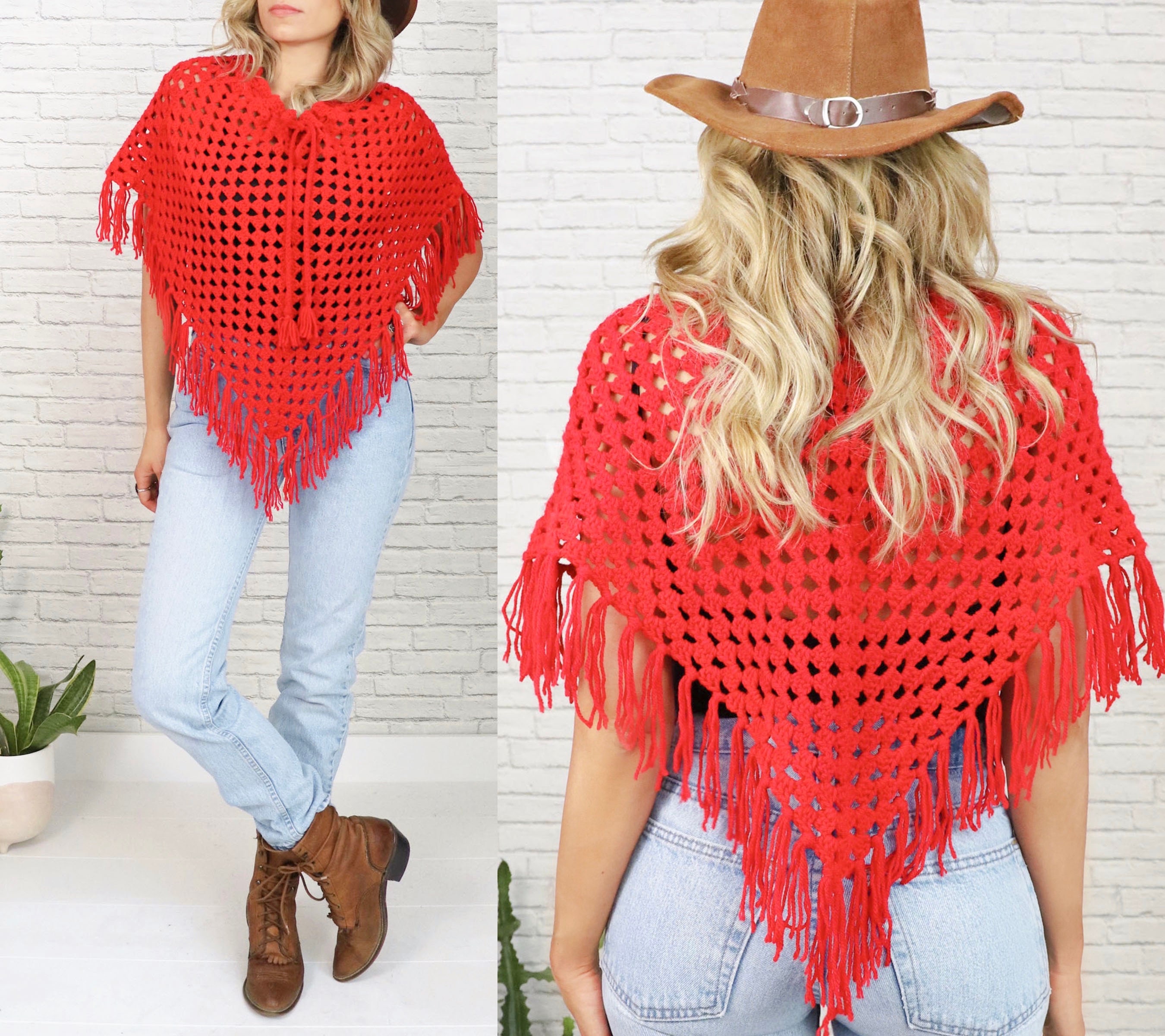 fancy poncho top