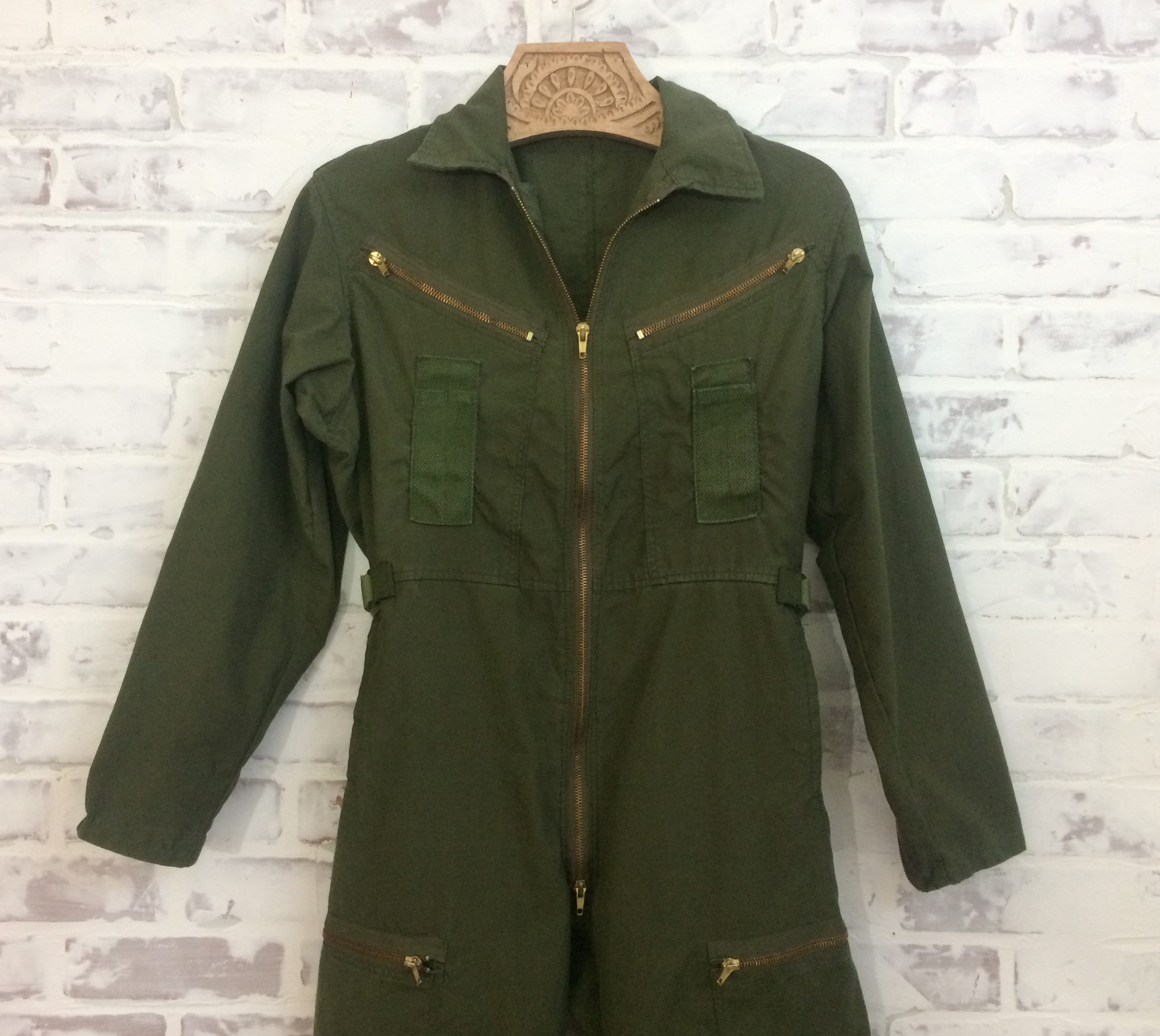1970's Military Deadstock Jumpsuit || Size Small Ladies