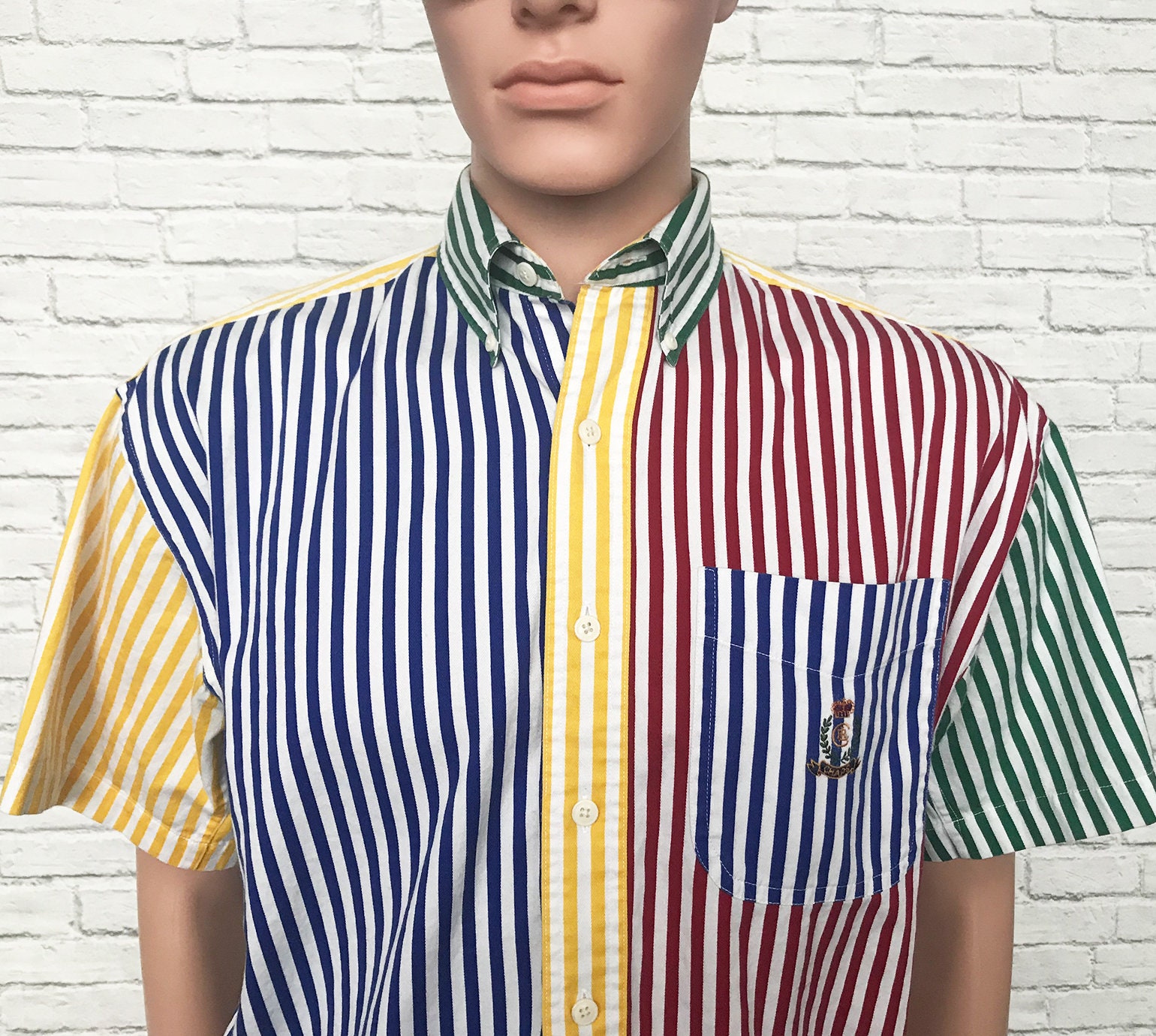 Men's 80's RL Striped Chaps Shirt - Etsy