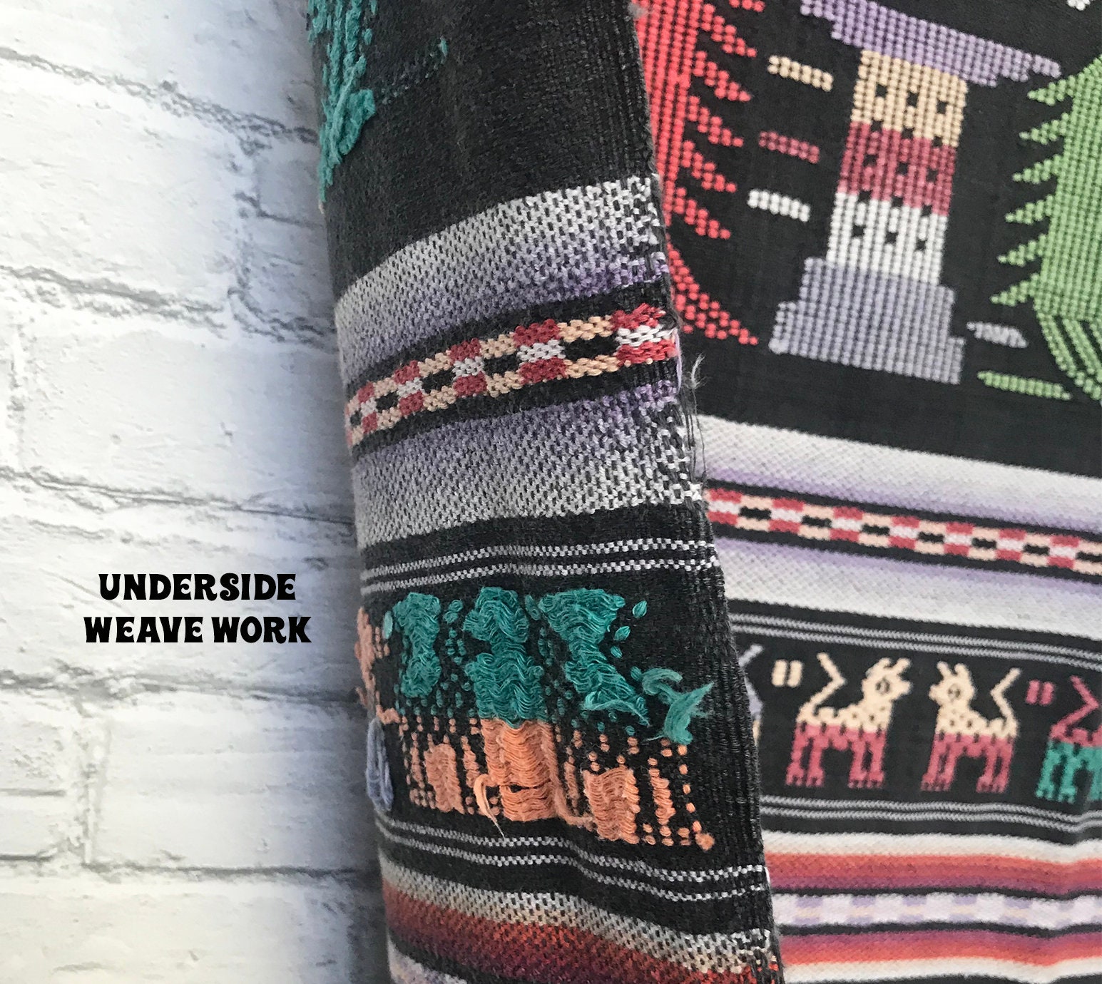 Mexican Oaxaca Embroidered Blanket Etsy