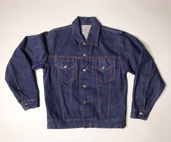 1970's Denim Trucker Jacket || Deadstock Vintage … - image 6