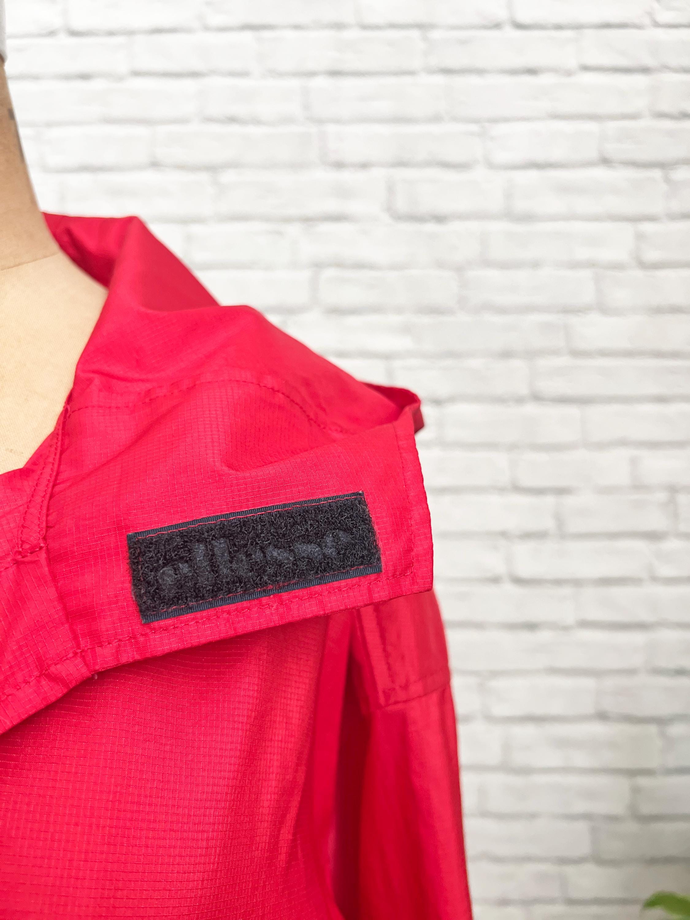 80s Ellesse Japan Made Anorak | Vintage Red Tennis & Ski Pullover