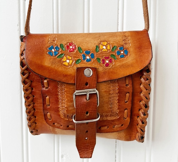 60’s Hand Tooled Purse Bag