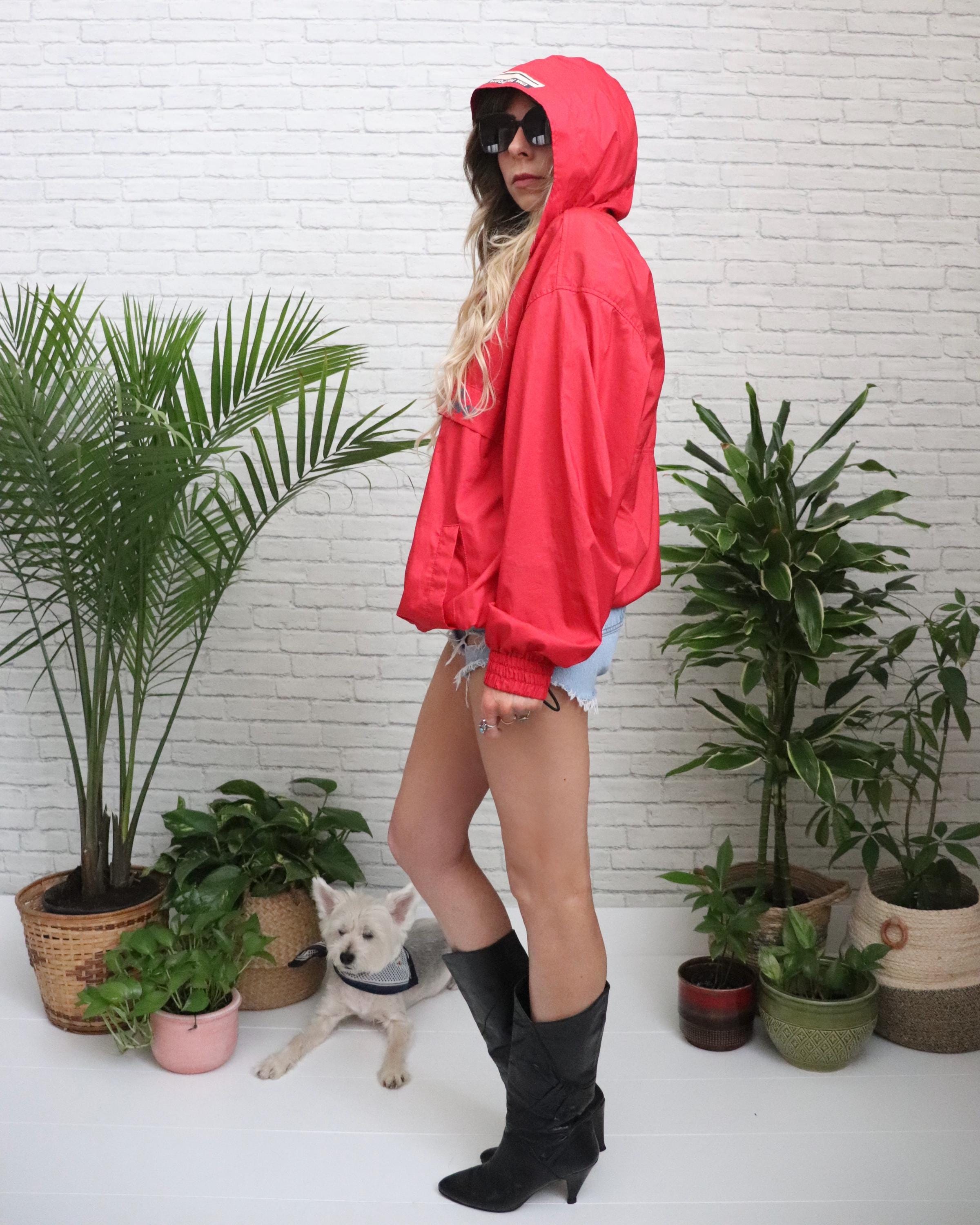 80s Ellesse Japan Made Anorak | Vintage Red Tennis & Ski Pullover